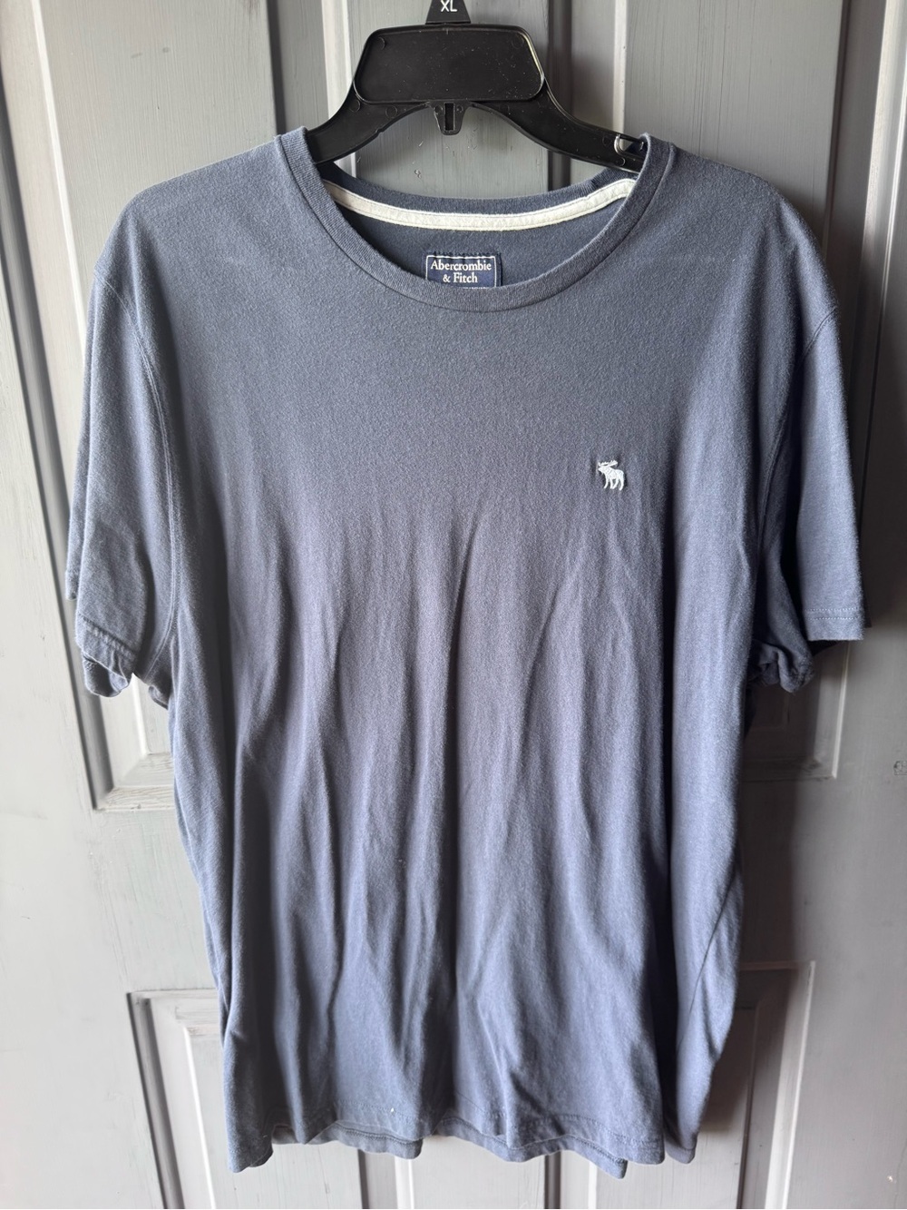 Abercrombie & Fitch Men's Short-Sleeve Crew Tee - Slate Blue